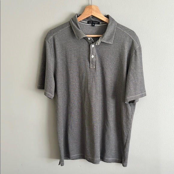 ROBERT BARAKETT Gray Filmore Polo Shirt XXL - Picture 1 of 8